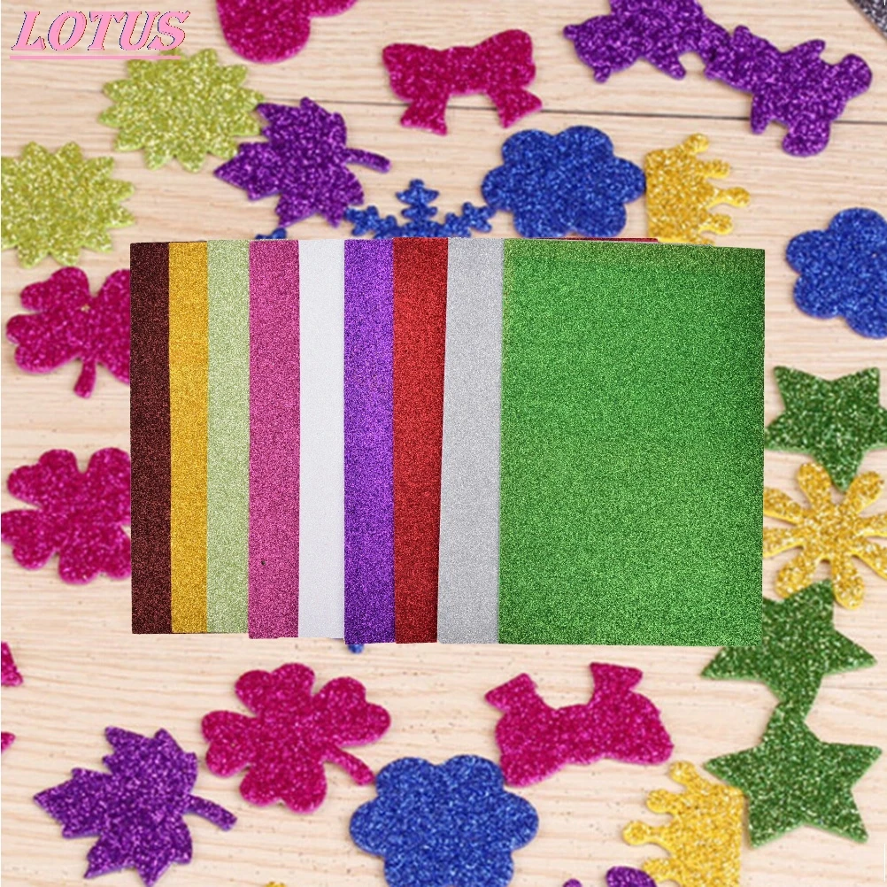 Вспышка Толстая губчатая бумага и пена эва Порошковая крафт-бумага цветная