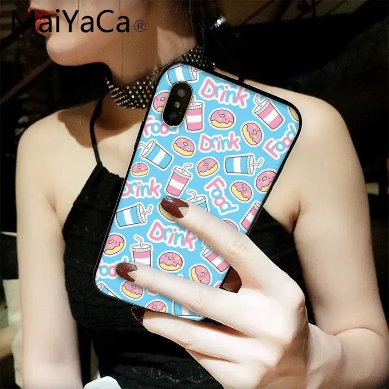 MaiYaCa чехол для телефона с изображением пищевых напитков iPhone 12 8 7 6 6S Plus X XS MAX 5 5S SE XR 11