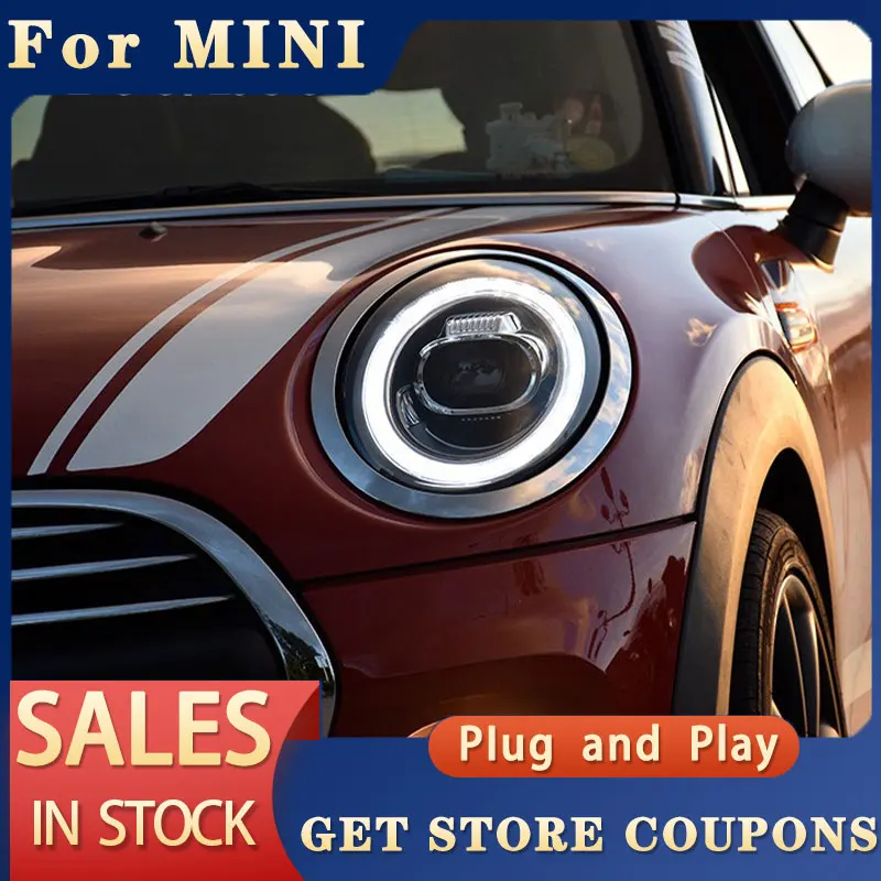 

LED Headlight For BMW Mini Cooper F55 F56 F57 2014-2019 All Headlight assembly With Super Bright Bi LED Projector Lens Fashion