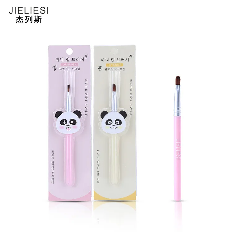 

Кисть для губ, один макияж, искусственное волокно, пластиковая ручка, косметический инструмент J305