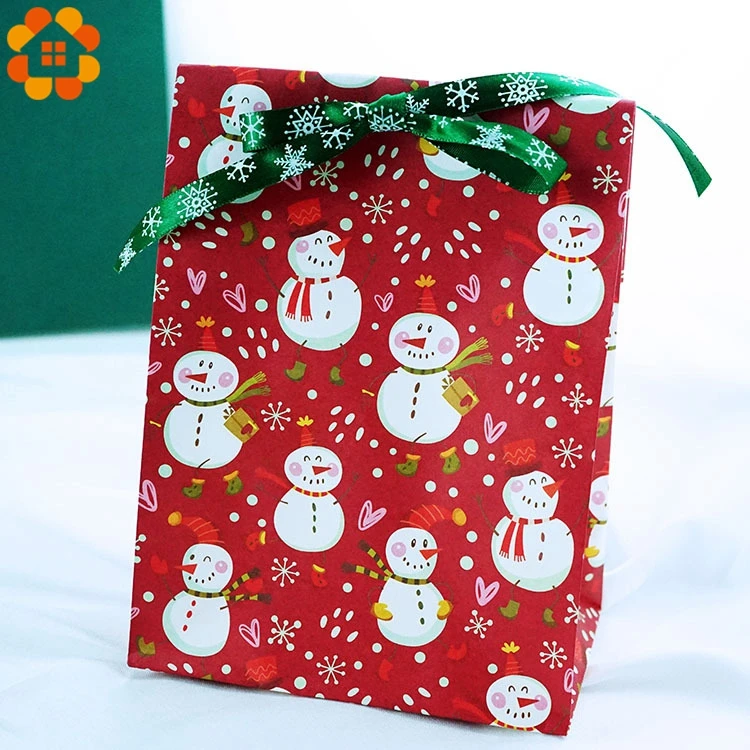 Подарочные пакеты со снежинками 6 шт./компл. | Дом и сад