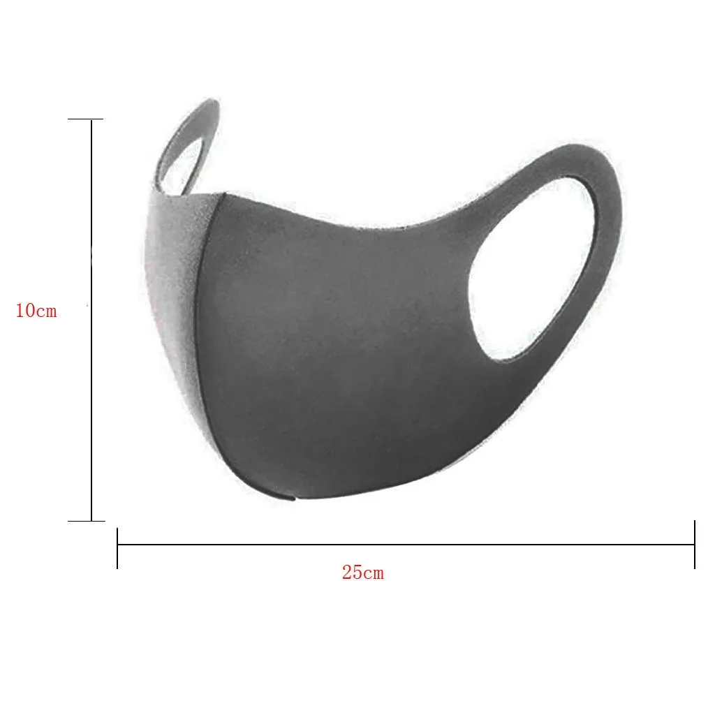 

5pcs Outdoor Reusable Washable Breathable Protection for Washable Mask Reusable Mouth Cover Sponge Anti Dust Respirator C14