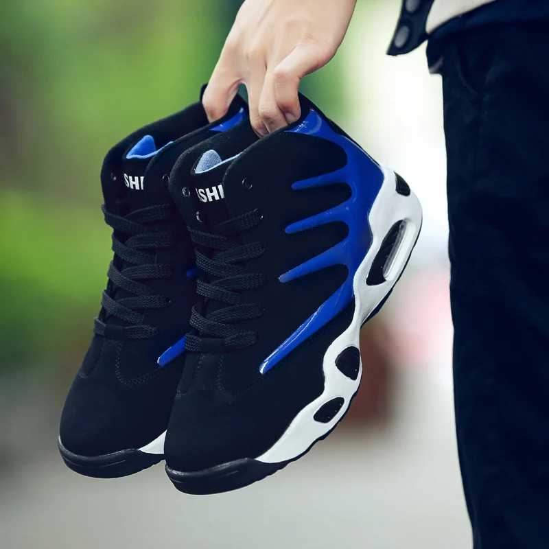Air Cushion Jordan баскетбольные кроссовки Мужские дышащие противоскользящие ботильоны