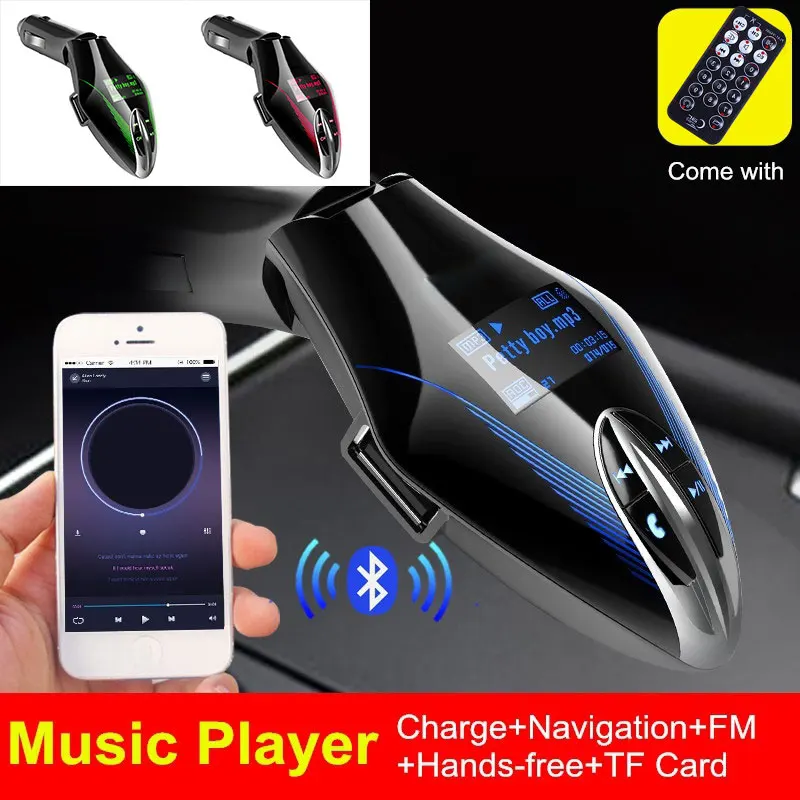 Автомобильный Bluetooth V4.0 MP3 музыкальный плеер карта радио DC 12 24 в матричный ЖК экран