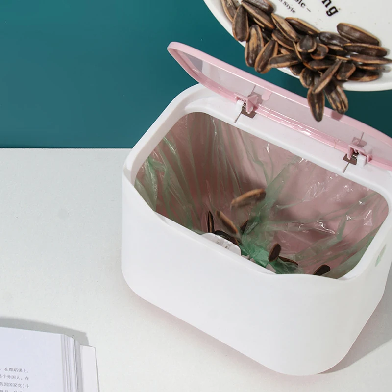 Настольный мусорный бак мини офисный Ванная комната кухонная корзина для мусора