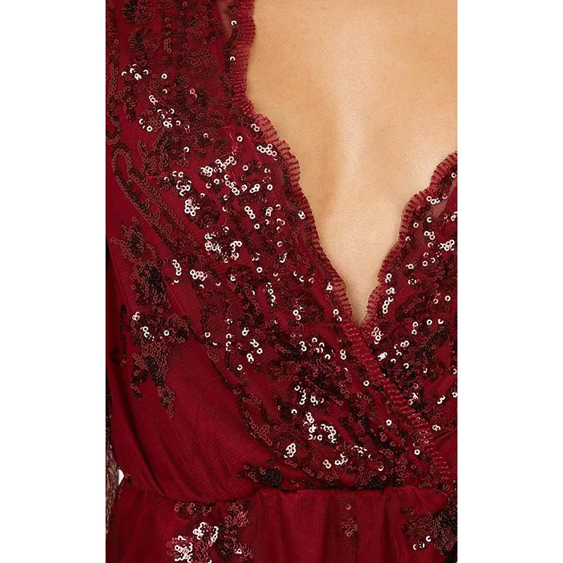 

Sexy Womne Jumpsuit Sequins Deep V-neck Sheer Mesh Long Sleeve Short Rompers Womens Jumpsuit Sexy Bodysuit Party Night Clubwear