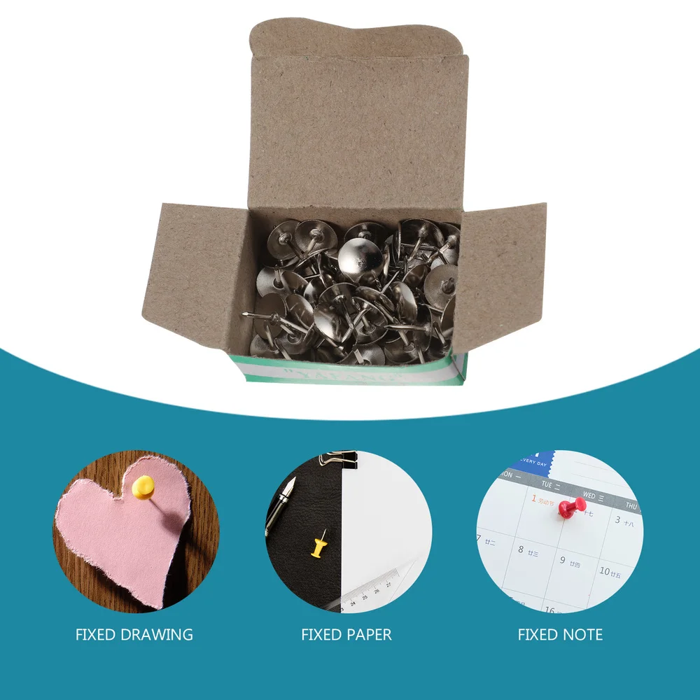 

20 Boxes of Round Pin Thumbtacks Head Nail Pin Door Nail Iron Thumb Tacks