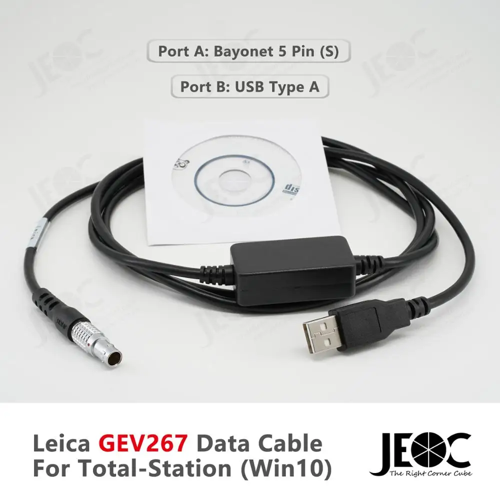 Кабель передачи данных Leica GEV267 для общей станции win10 806093|cable|cable datacable c |