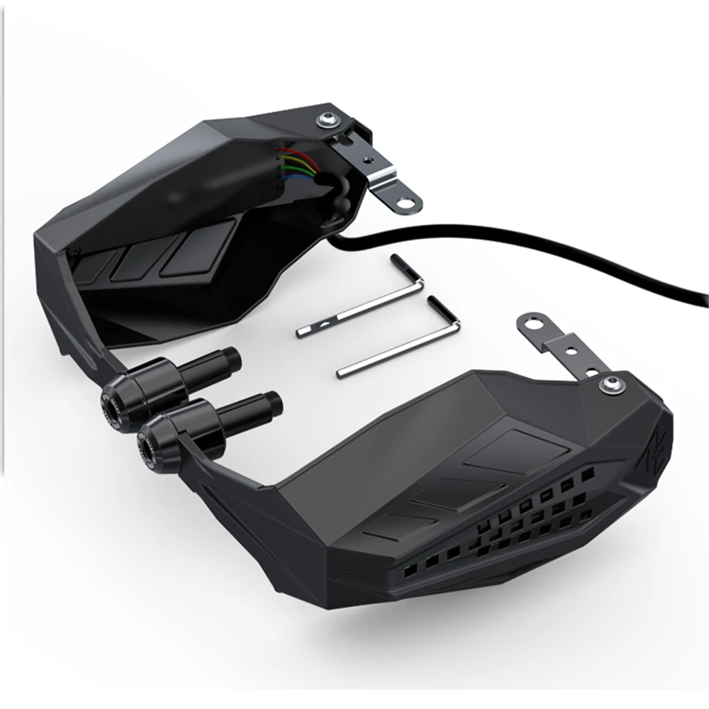 

LED Motorcycle handguard Windshield Motocross Hand Guards For kawasaki vulcan 1500 bmw gs 310 yamaha fazer 1000 Moto Accessories