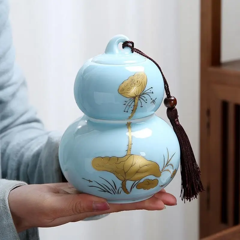 Горяч продавая Керамика Fulu Gourd колено бак средней Размеры большой ПУ эр с