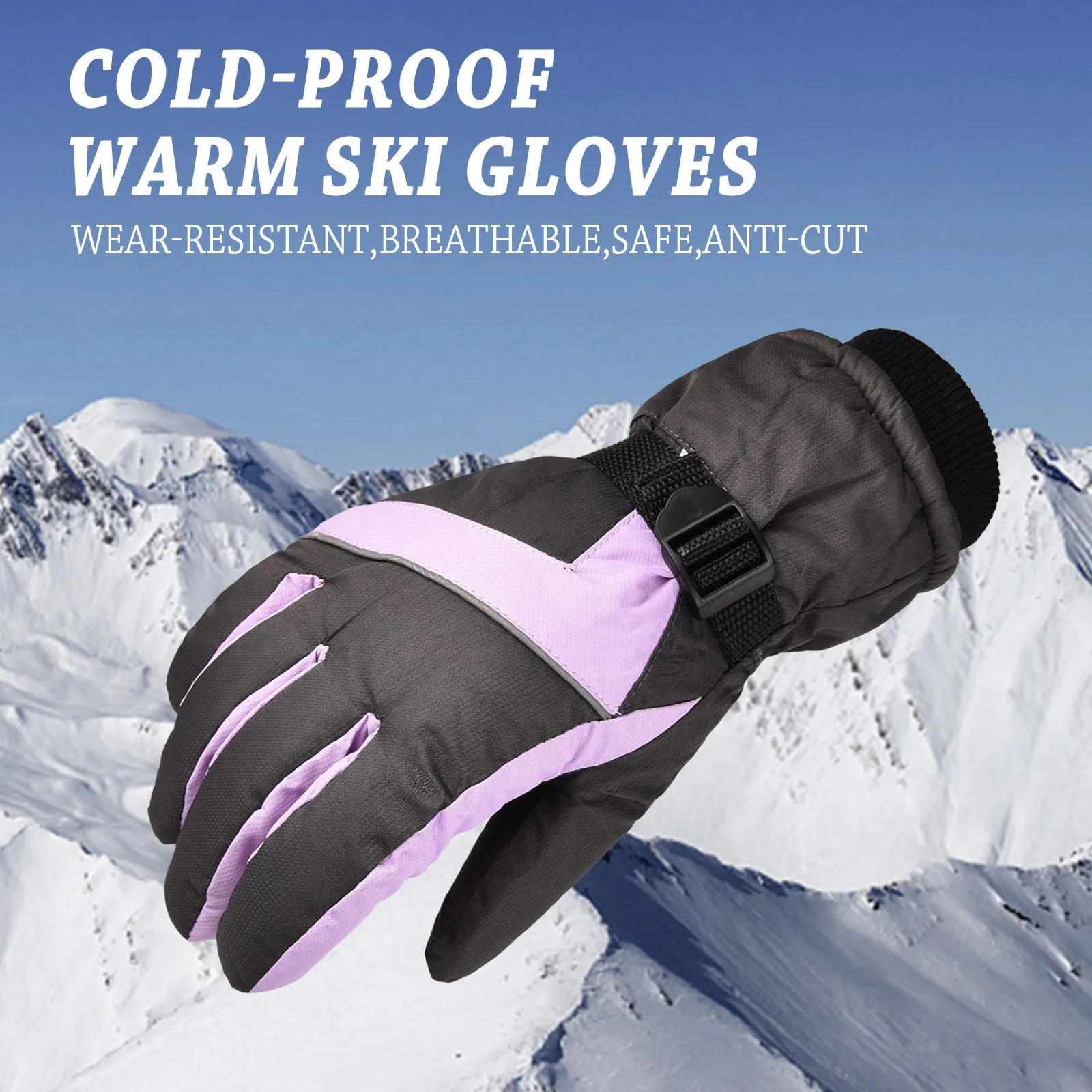 

Sagace 2021 New Gloves Winter Outdoor Fasion Ski Gloves Male And Female Warm And Frostproof Gloves