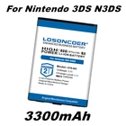 KTR-003 CTR-003 2300-3300 мА  ч для нового Nintendo 3DS N3DS для Nintendo 2DS 3DS N3DS