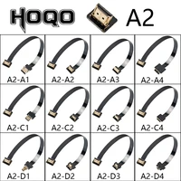 a2 series super short fpc ffc hdcordultra thin flat fpv hdmi compatible cable flexible mini hdmi to micro hdmi ribbon wire 10cm