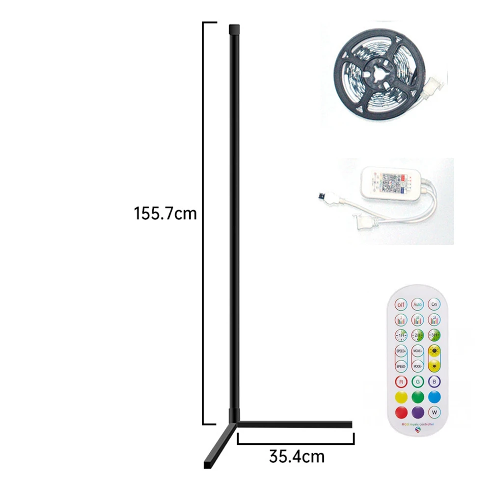 Светодиодный напольный светильник RGB современный стиль компьютерная комната