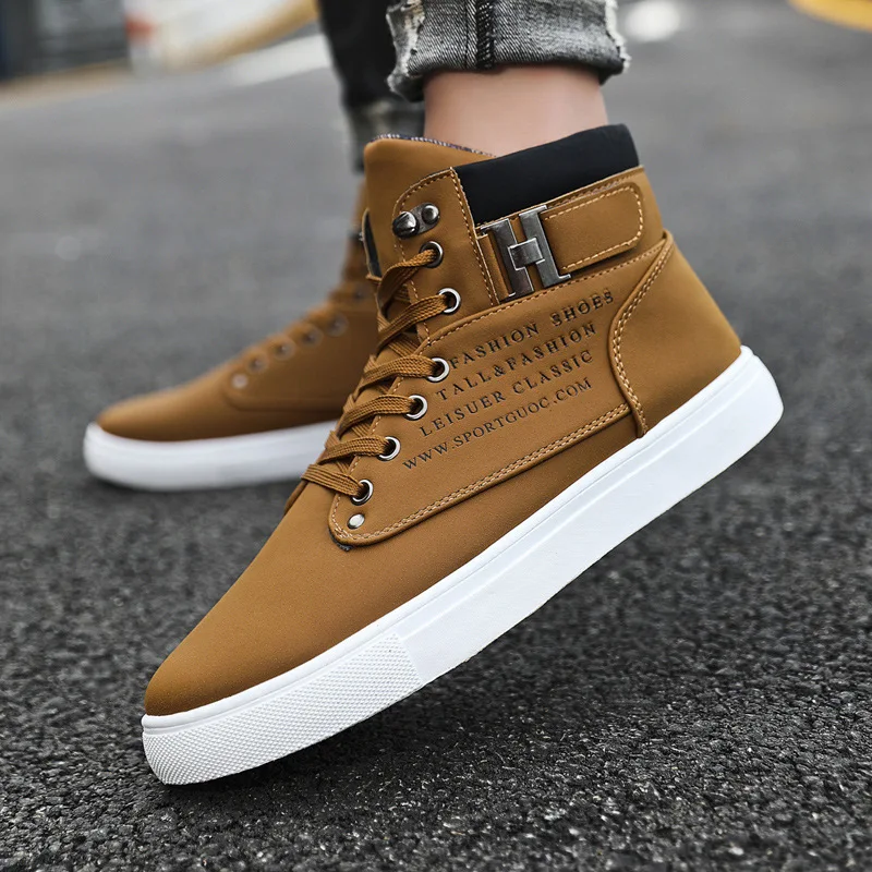 

2021 New Arrival Fashion Flock Plush Winter Boots Men Ankle Boots Warm Men Snow Boots Winter Lace-up Men Shoes