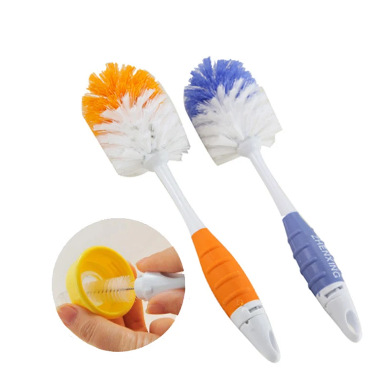 

Baby Bottle Brush with Long Handle To Clean Children's Milk Bottle Nipplee Nozzle Cleaning Brush Set Bottle Feeding