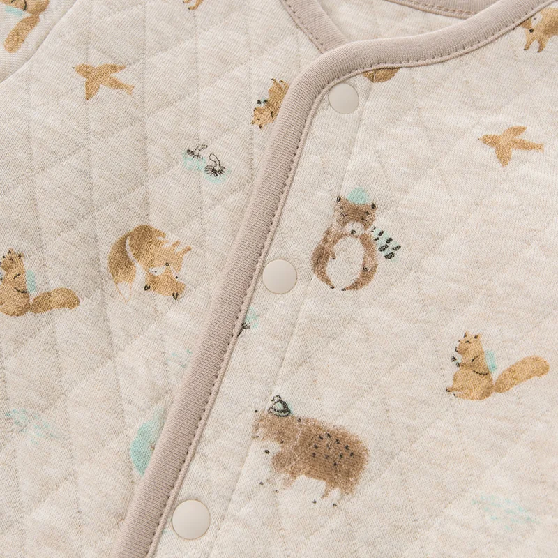 Детский комбинезон с длинным рукавом принтом |