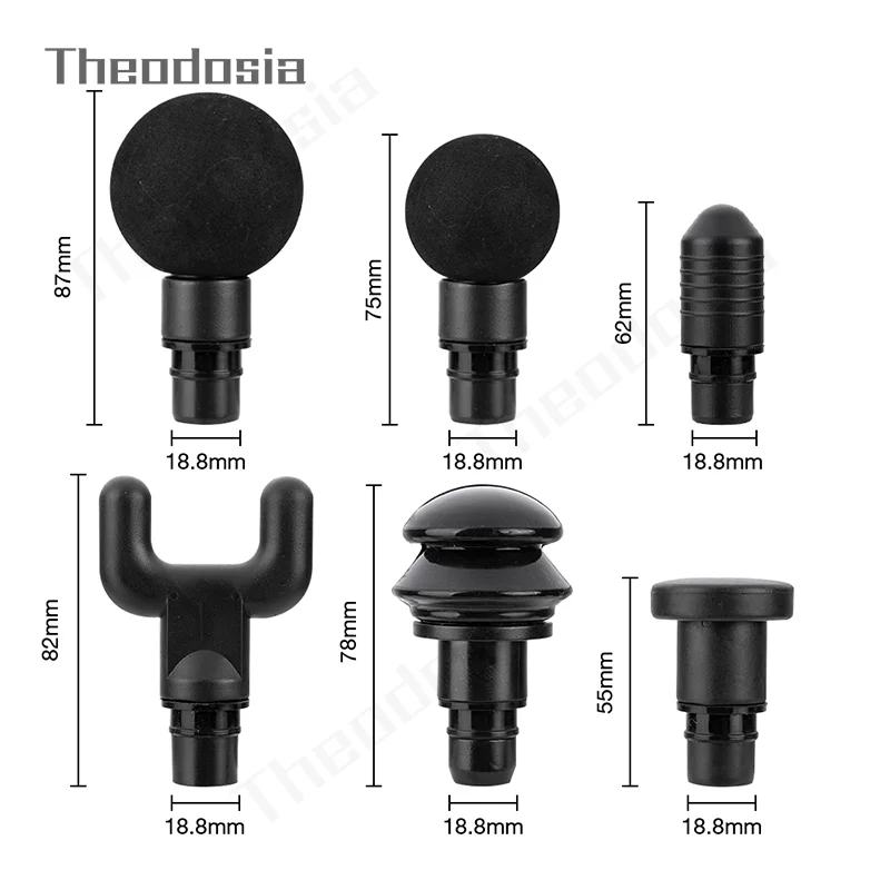 massage gun massagist Back Massager body massager muscle stimulator currency Fascia head accessories | Красота и здоровье