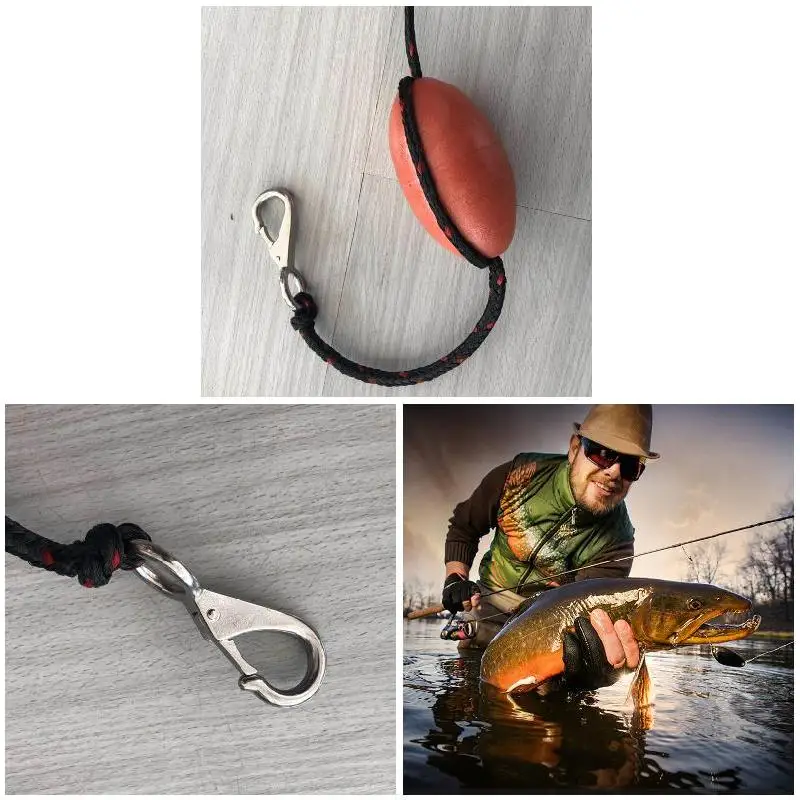

NEW Rubber Boat Anchor Kit Kayak Buoy Marine Rope Metal Anchor with Storage Bag for Sailing Drifting
