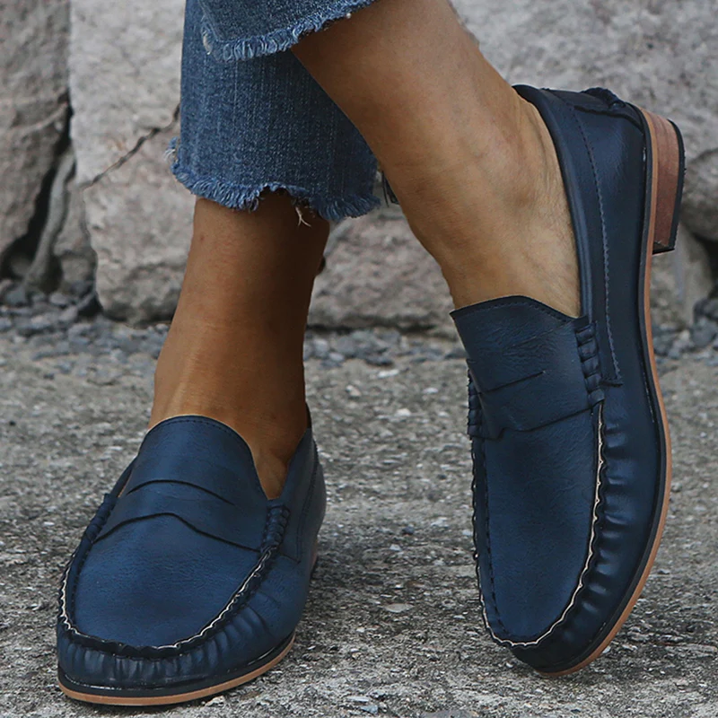 Туфли женские кожаные оксфорды без шнуровки удобные лоферы плоская подошва