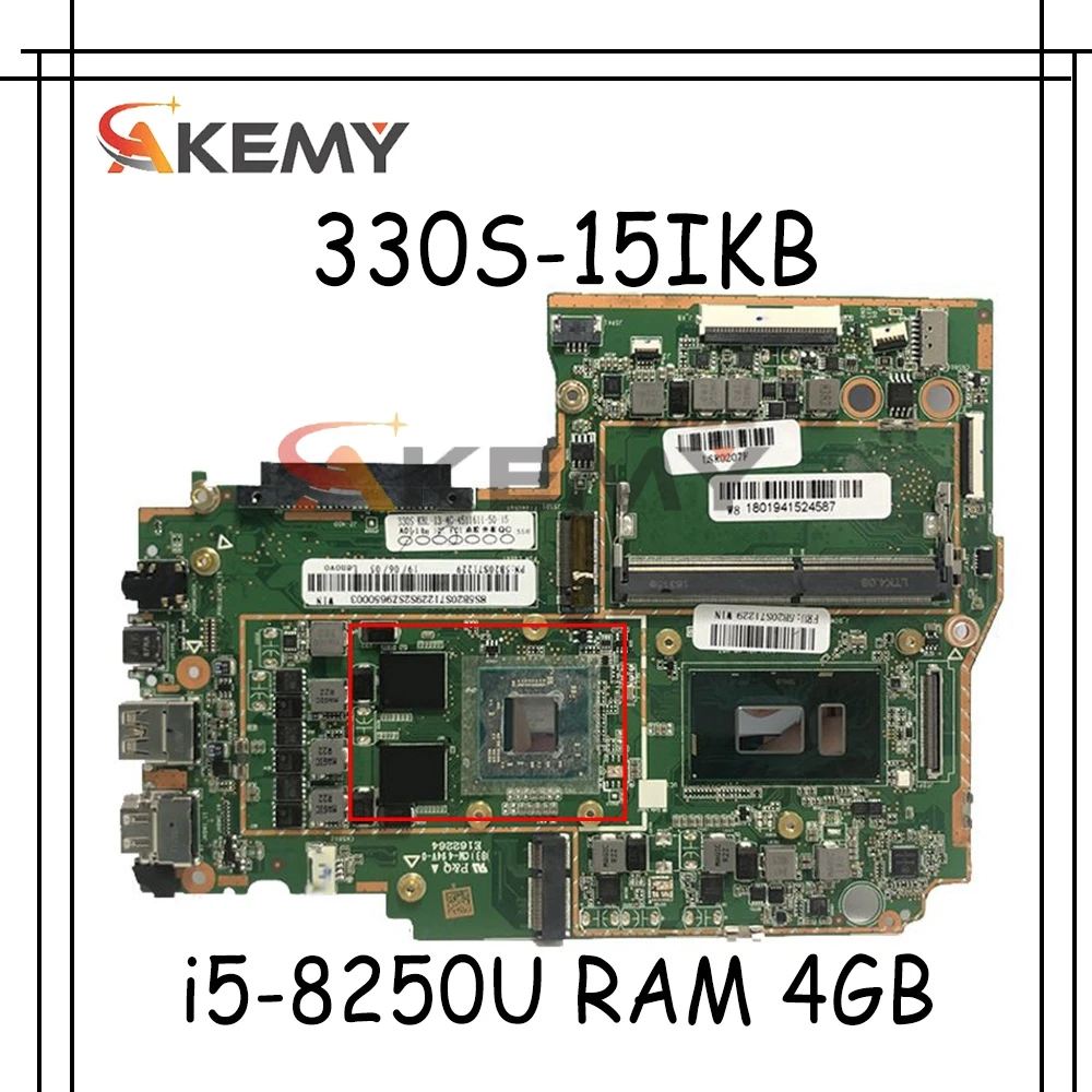 

Для Lenovo Ideapad 330S-15IKB материнская плата 330s 330S-KBL 5B20S71217 материнская плата i5-8250U оперативная память 4 Гб RV2G 100% тестирование высокого качества