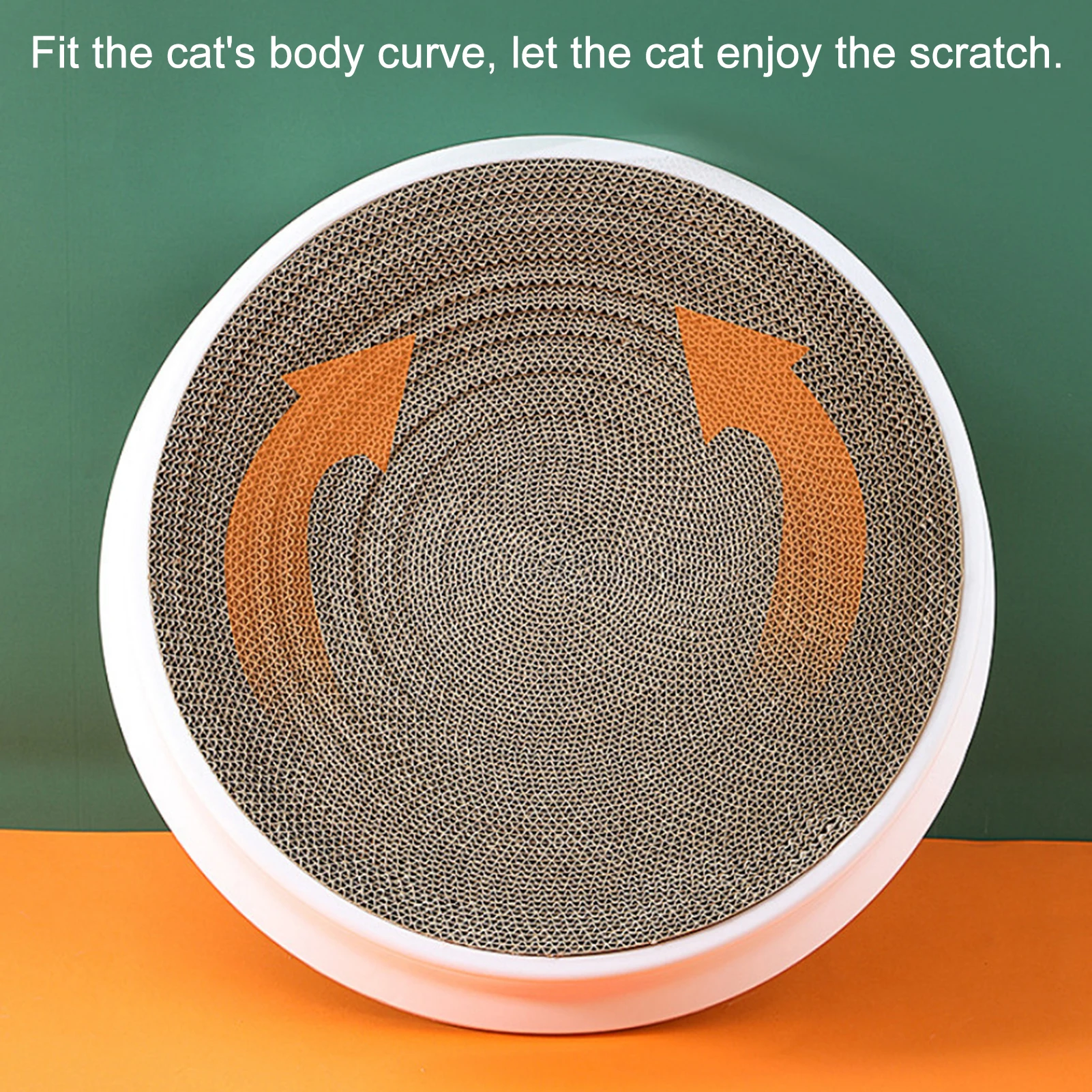 Игрушка для кошек из гофрированной бумаги Интерактивная Когтеточка с подъемом и