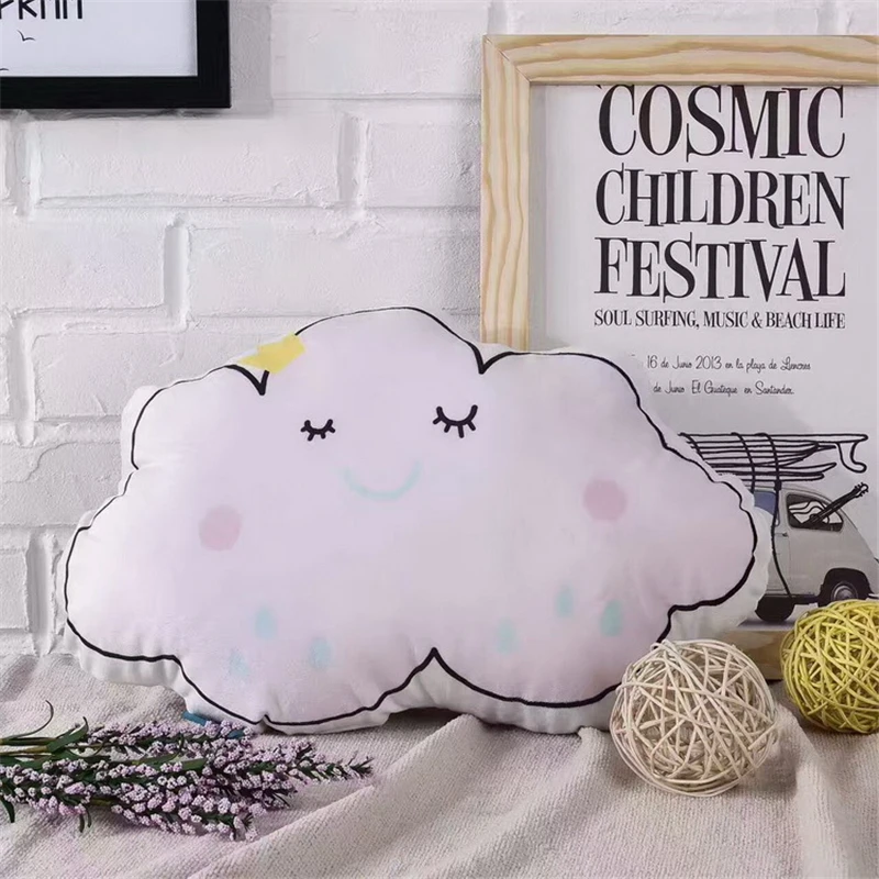 

Cute Cushion Pillow Animals Fox Snail Plane Hill Bus Shape Baby Calm Sleep Stuffed Toy Nordic Kids Home Room Decoration Boy Gift
