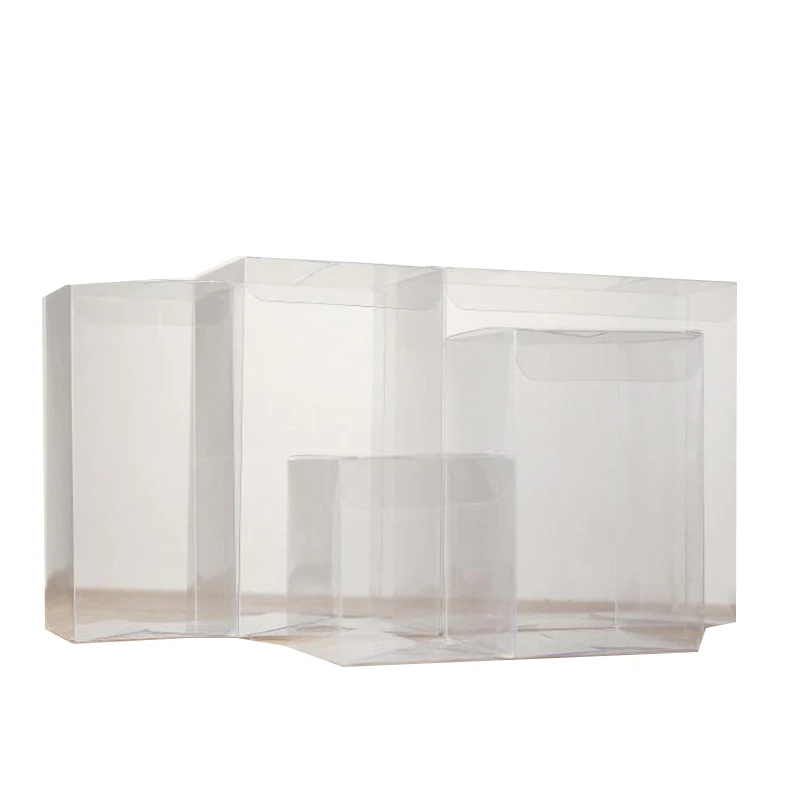 

New 10PCS Clear PVC Box Packaging boxes Wedding Christmas Gift Box Small Transparent Plastic Gift Boxes Square Retail 54 Sizes