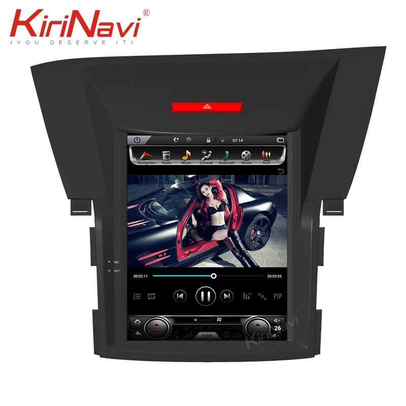 Вертикальный экран KiriNavi в стиле Tesla 10 4 ''Android 9 0 автомобильное радио для Honda CR V CRV