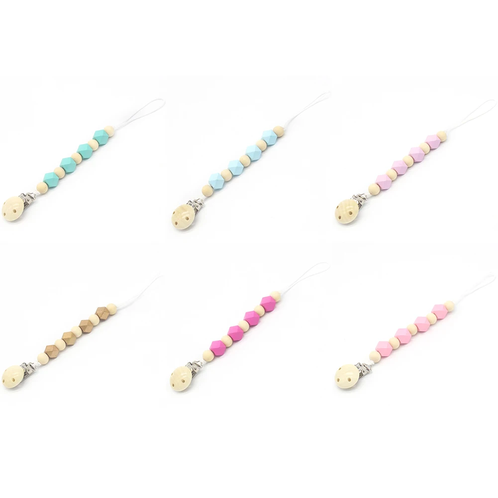 Силиконовые соски ручной работы с цепями для безопасного прорезывания зубов