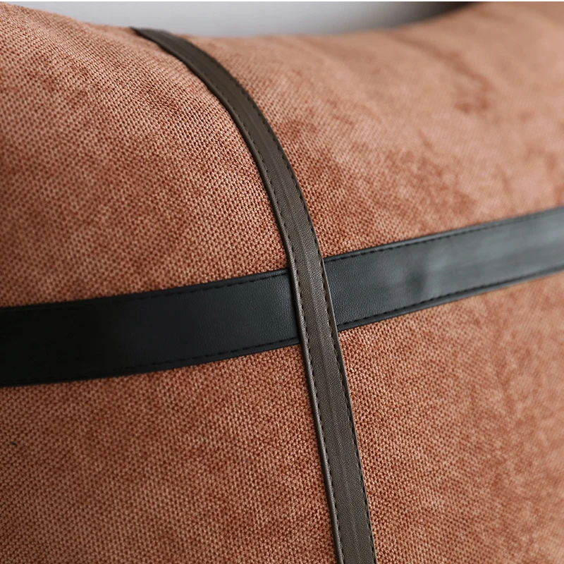 

2pcs Decorations Pillowcase 45*45cm Patchwork Leather Pillow Case Cover For Home Decro Sofa Throw Cushion Cover