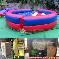 coin operated fun equips adjustable speed inflatable mechanical bull rodeo usa flay riding bouncer