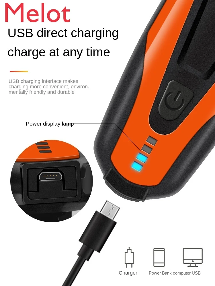 

Bicycle Light Headlight Charging Power Torch Night Cycling Cycling Fitting Mountain Bike Super Bright Lighting Light