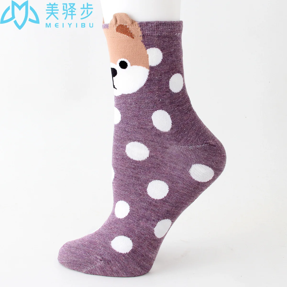 12 Pairs Per Set Dog Korean Cartoon Dog Stocking Socks Jacquard Mimi Dog Stocking Manufacturers Wholesale