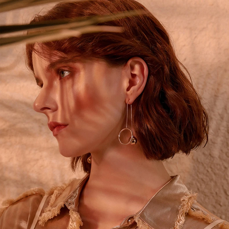 Серьги подвески ZA в новом дизайне женские висячие ювелирные украшения стиле бохо