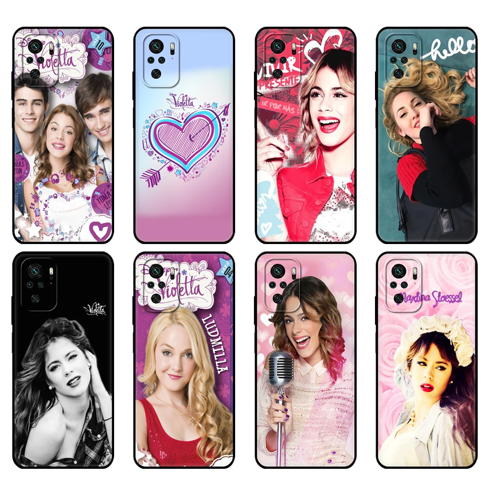 Черный чехол из ТПУ для Xiaomi Redmi 9T Note 10 Pro с Виолеттой ТВ-шоу