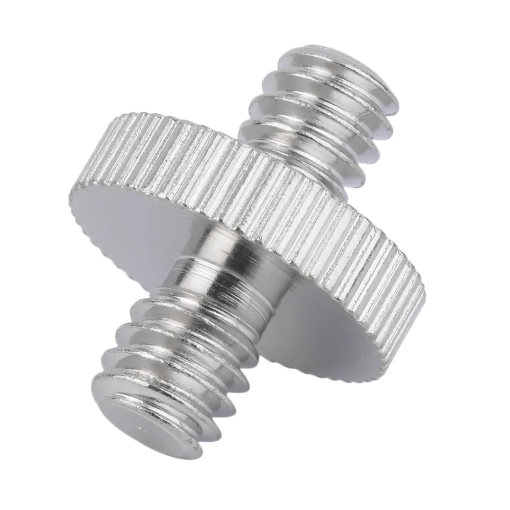 

Винтовой адаптер с наружной резьбой 1/4 дюйма на наружную резьбу 1/4 дюйма для DSLR штатива держатель монопод/шаровая Головка/БЫСТРОРАЗЪЕМНАЯ п...