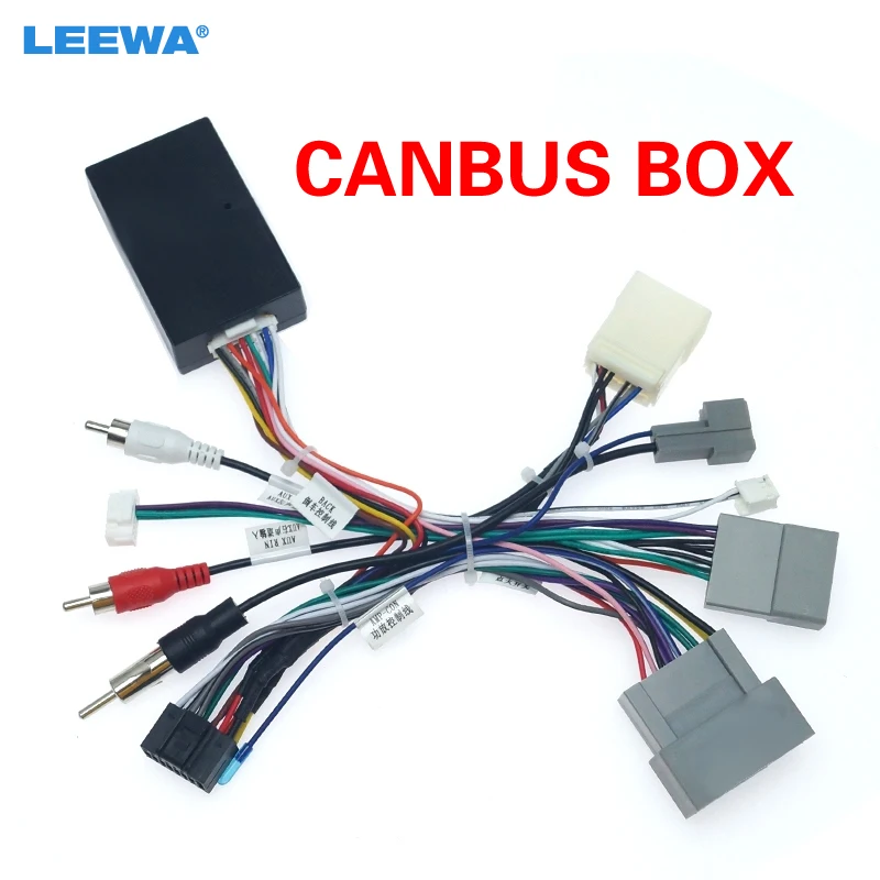 LEEWA автомобильный аудио радио CD плеер 16PIN Android адаптер питания калибра с Canbus