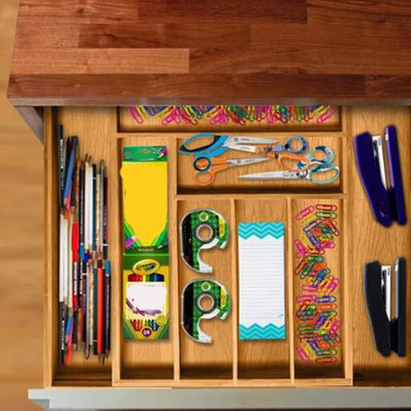 

Expandable Drawer Organizer Premium Cutlery and Utensil Kitchen Drawer Divider Tray Spoon Cutlery Separation Oganizer