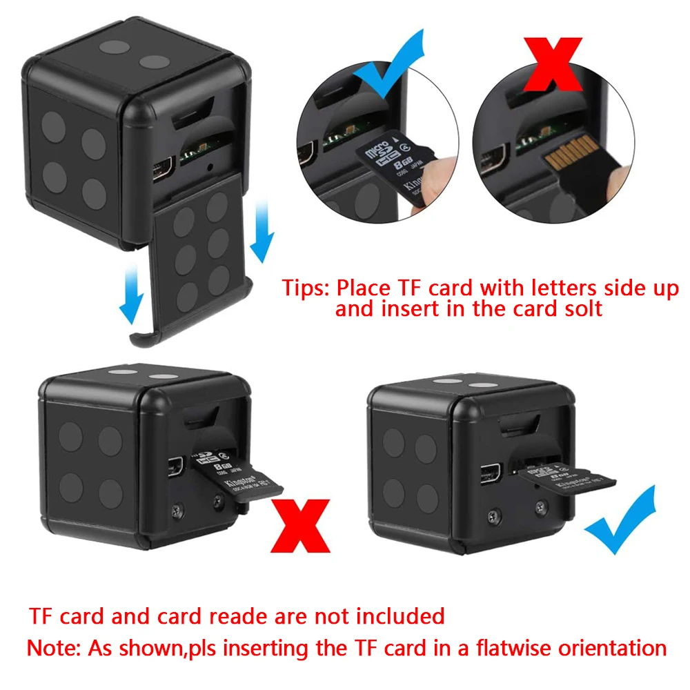 Мини-камера HD 1080P с датчиком ночного видения видеокамера движения Цифровая