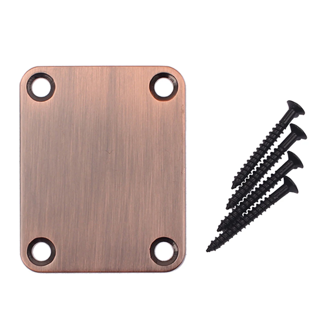 Новая стальная пластина для шеи гитары ST электрогитары фиолетовая бронза|Детали