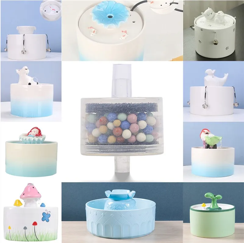 Керамический диспенсер для воды фильтр-фонтан домашних питомцев кошек собак |