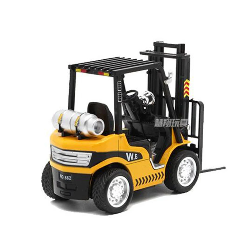 1/24 весы 14 5 см Fork Lift Truck инженерная конструкция литой Сплав модель игрушки W поддон