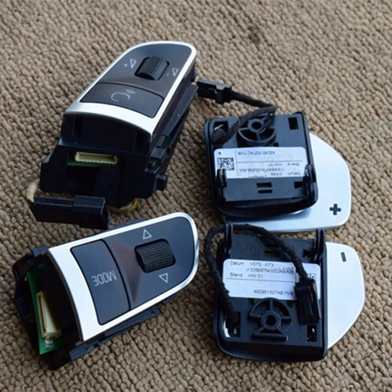 OEM хромированный многофункциональный переключатель рулевого колеса MFSW для AUDI A3 A4