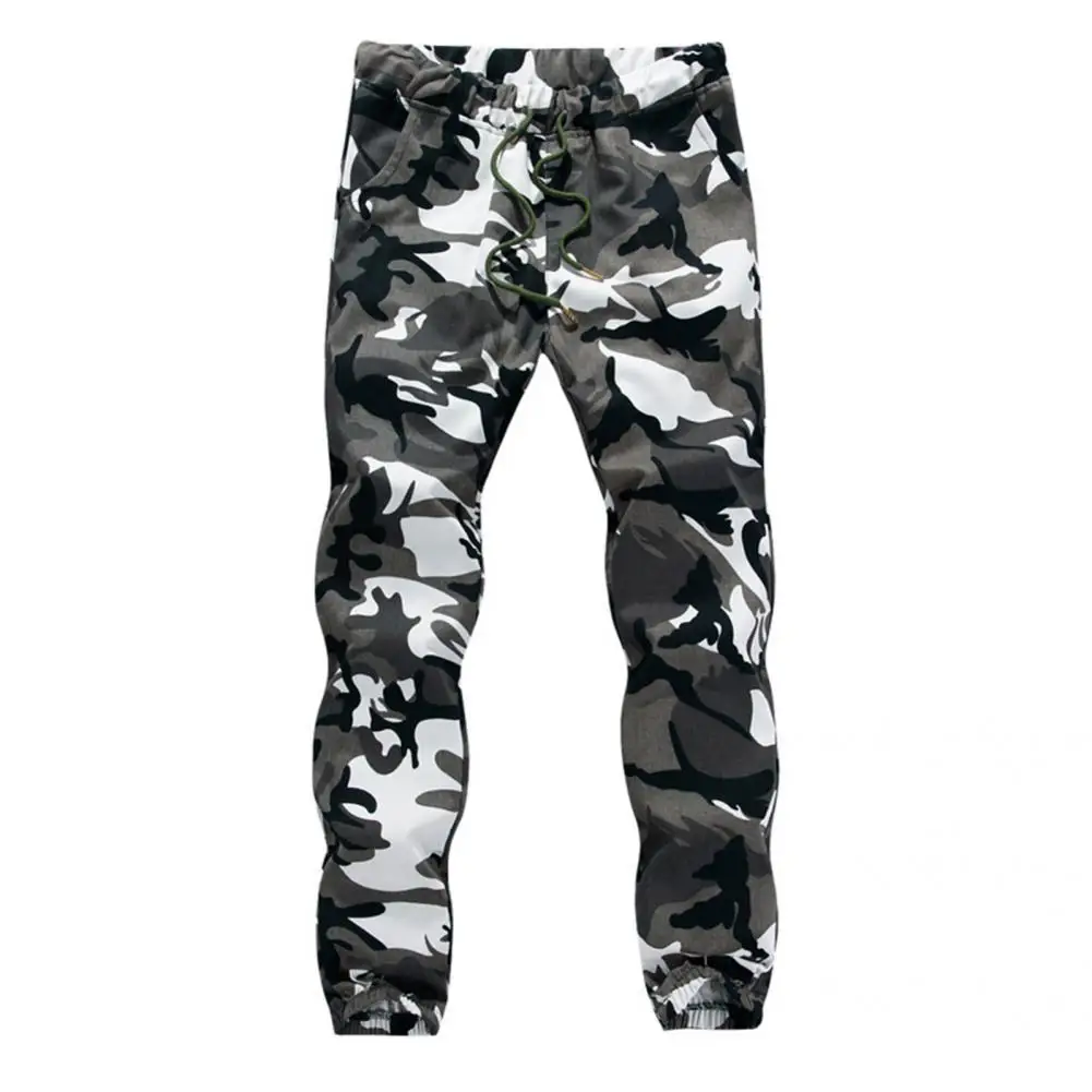 

Свободные повседневные камуфляжные уличные мужские брюки, брюки-джоггеры с карманами для улицы