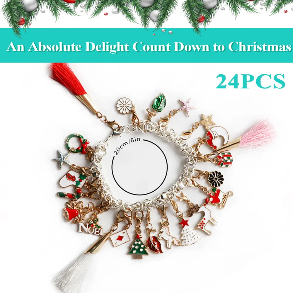 Рождественские подарки Рождественский календарь украшения для женщин и девочек