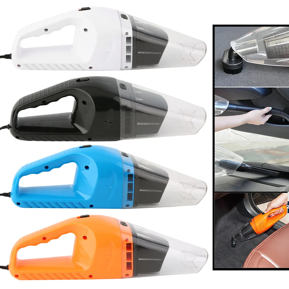 Компактный и легкий портативный автомобильный пылесос 120 Вт с квадратной