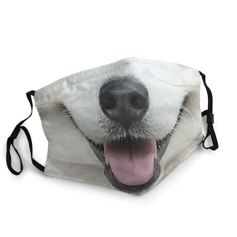 

Siberian Husky Mask Reusable Unisex Funny Alaskan Malamute Dog Mouth Face Mask Dustproof Protection Respirator Mouth-Muffle