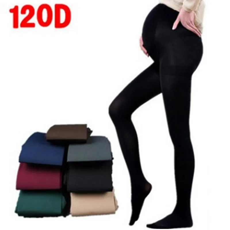 120D весенние Колготки для беременных женщин леггинсы большого размера