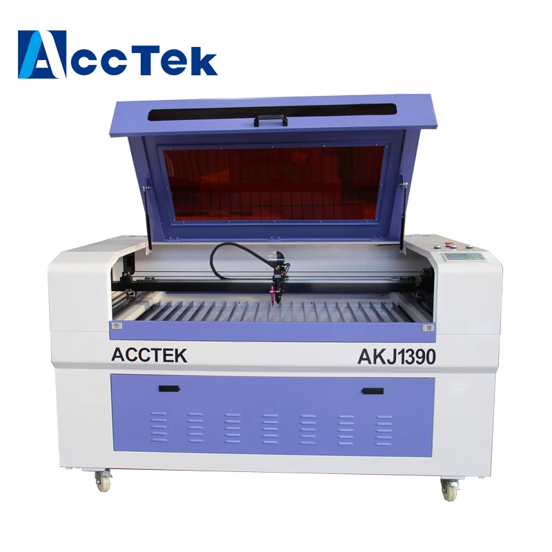 

1390 80W CO2 Laser engraving Machine Lazer Engraver Water Chiller Cooling System Wood Plywood Laser Cutting Machines